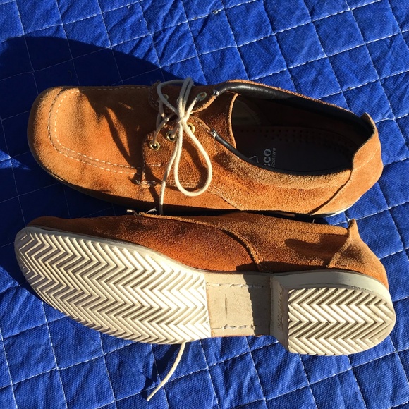 Vintage 70's Samsonite suede blucher moc - Picture 6 of 8